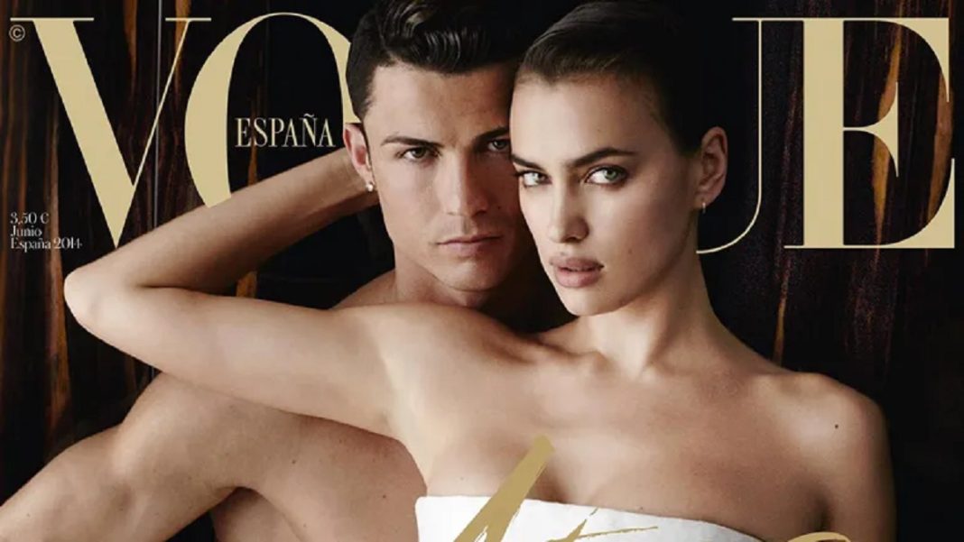 Cristiano Ronaldo et Irina Shayk en couverture de Vogue
