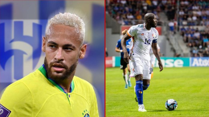 Neymar et Romelu Lukaku