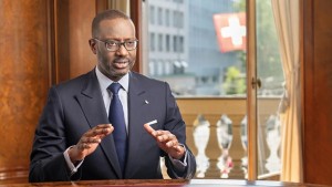 Le président du PDCI, Tidjane Thiam