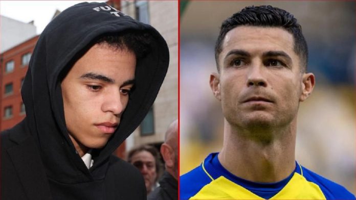 Mason Greenwood et Cristiano Ronaldo