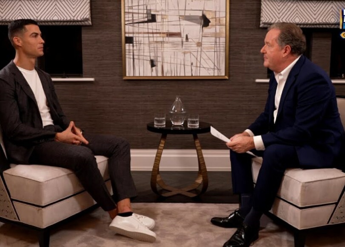 Cristiano Ronaldo et Piers Morgan