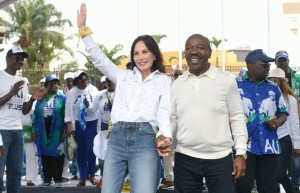 Sylvia Bongo Ondimba et Ali Bongo Ondimba.