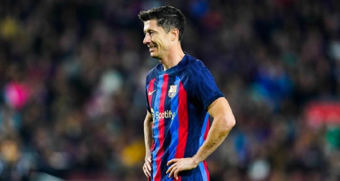 Robert Lewandowski, attaquant du Barça