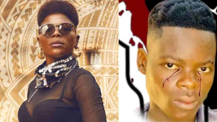 Martin Hounga et la chanteuse Sadky Gougou Pcrédit Montage BWT