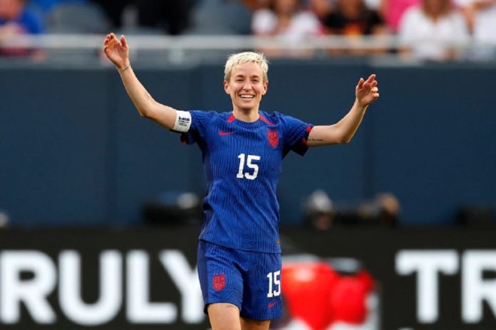 L'attaquante américaine Megan Rapinoe