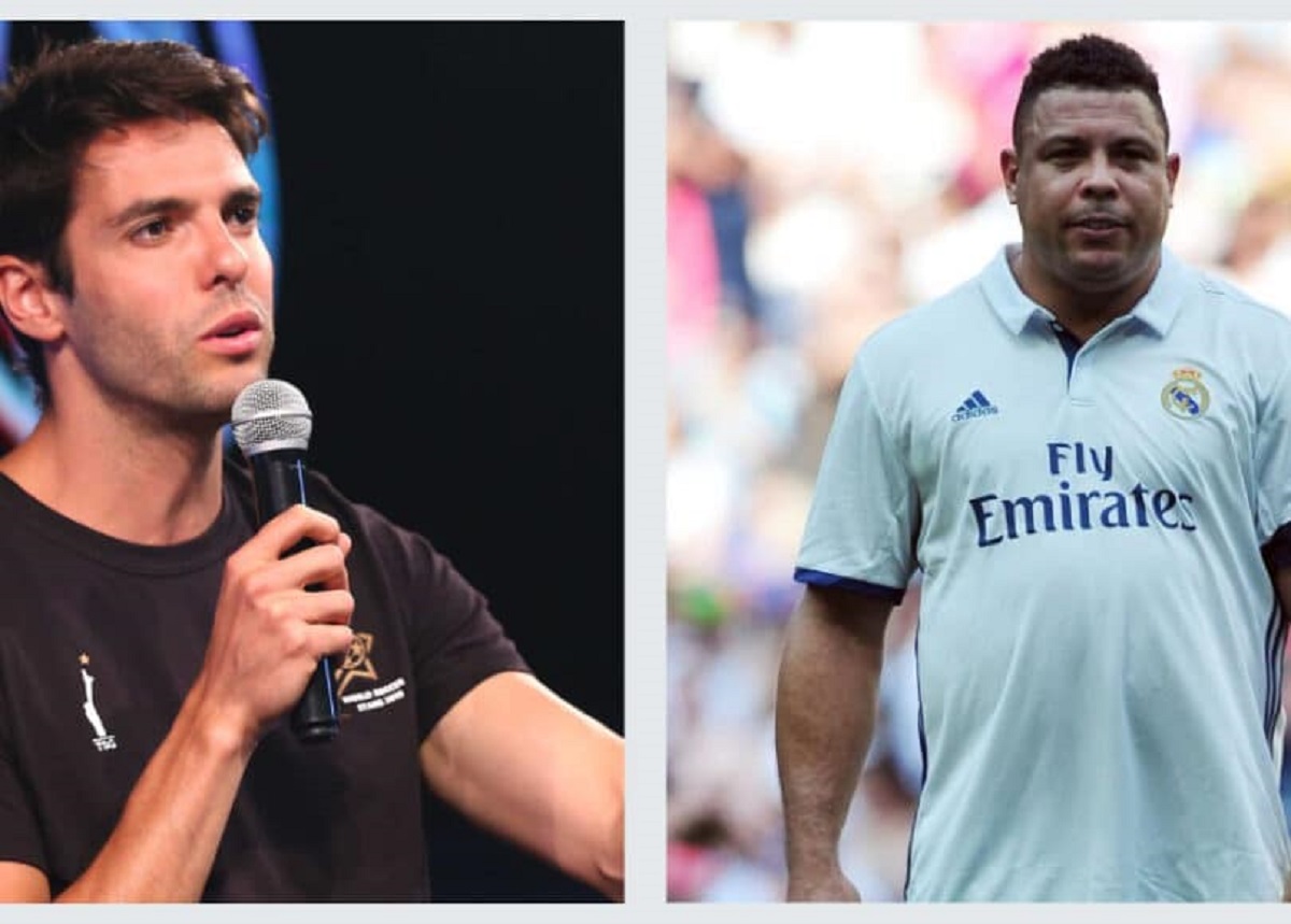 Ricardo KakÃ  et Ronaldo Nazario