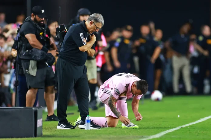 Lionel Messi et son entraineur Tata Martino