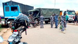 accident véhicule de militaire Togo