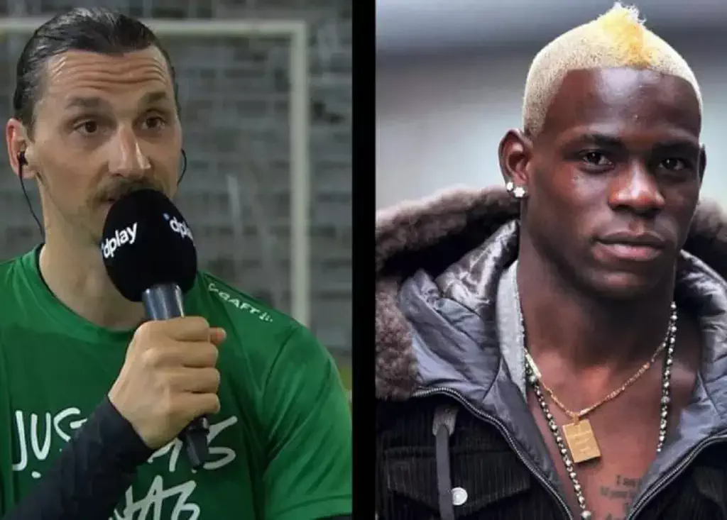 Ibrahimovich et Mario Balotelli