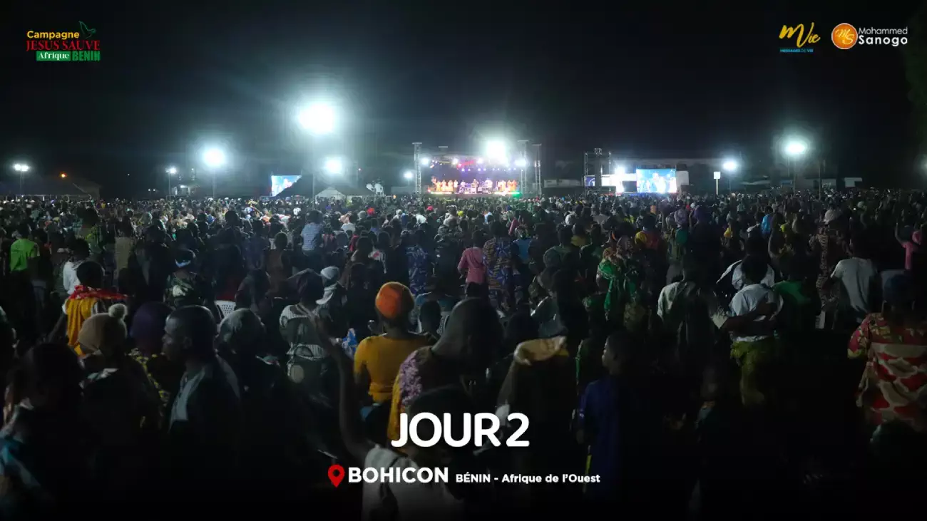 Campagne Jesus Sauve l'Afrique - Etape de Bohicon