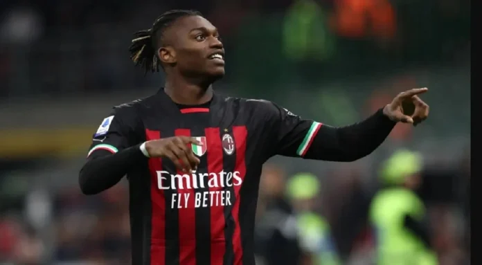 L'attaquant de l'AC Milan, Rafael Leao