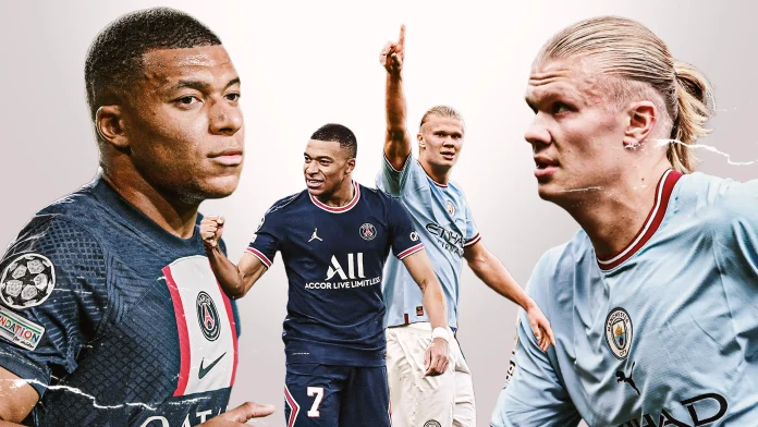 Erling Haaland vs Kylian Mbappé