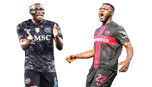 Les attaquants nigérians, Victor Osimhen et Victor Boniface