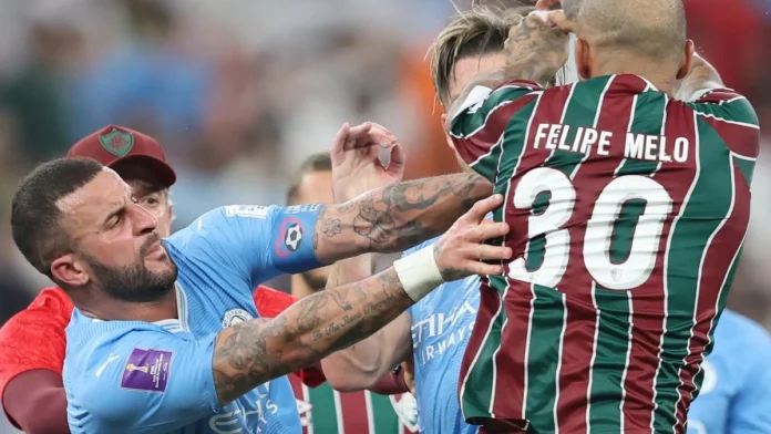 Man City - Fluminense : Kyle Walker et Felipe Melo en sont venus aux mains aprÃ¨s la rencontre