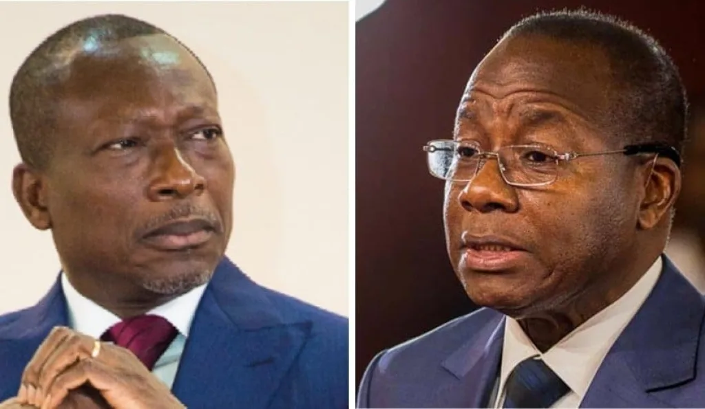 Le président Patrice Talon et Adrien Houngbédji BWT