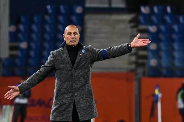 L'entraineur de Montpellier, Michel Der Zakarian