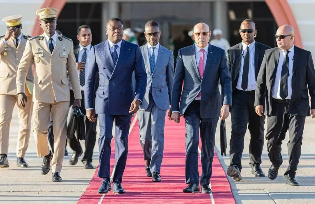 Faure Gnassingbé et Mohamed Ould Cheihk El Ghazouani