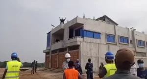 Démolition immeuble Agbogba Ã  Togbin