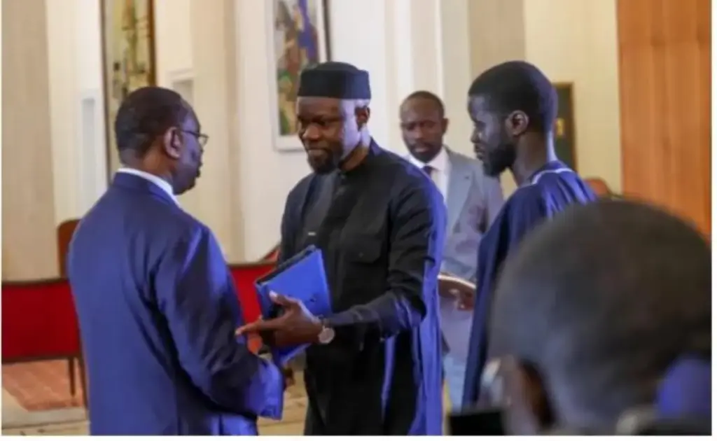 Ousmane Sonko, Macky sall et Bassirou Diomaye Faye @ Senenews