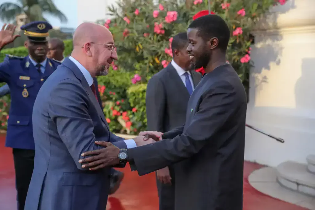 Bassirou Diomaye Faye et Charles Michel @ Présidence du Sénégal