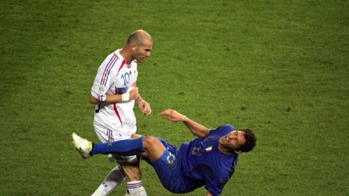 Zinedine Zidane et Marco Materazzi