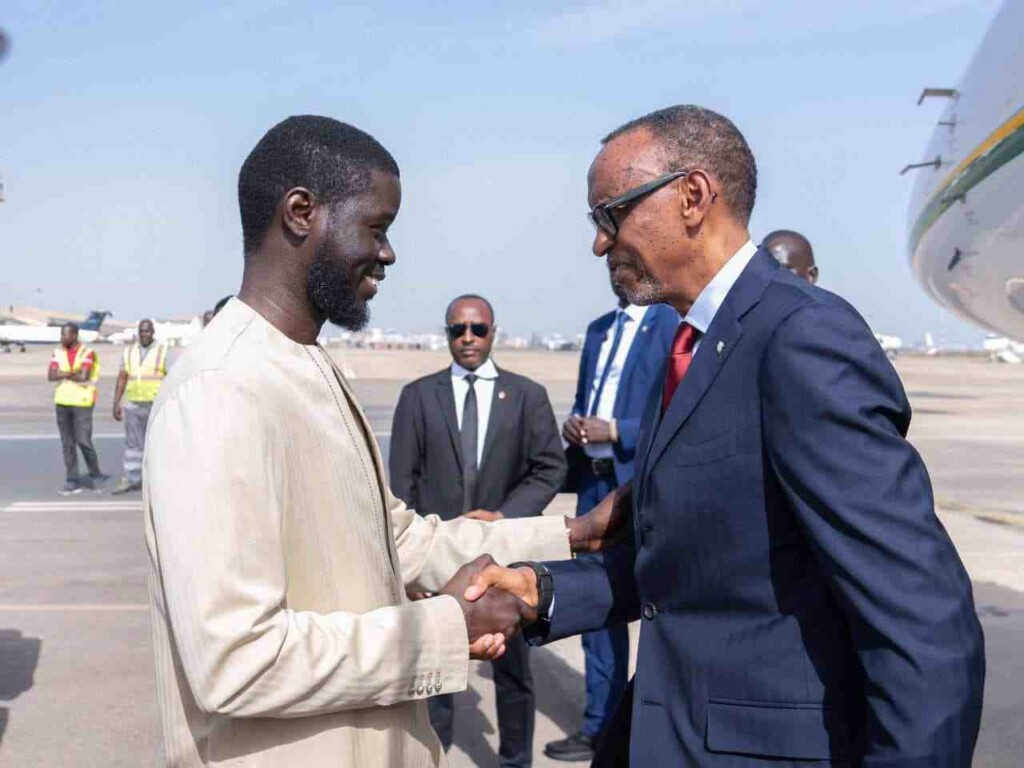 Bassirou Diomaye Faye du Sénégal et Paul Kagamé du Rwanda @ Présidence du Sénégal