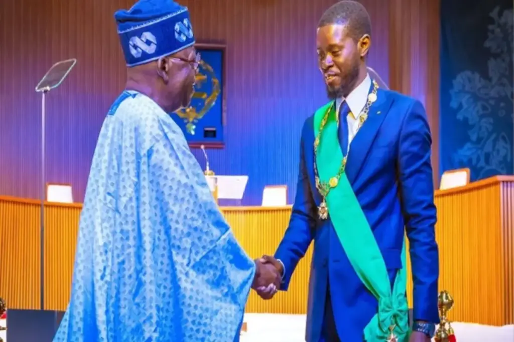 Bola Tinubu et Bassirou Diomaye Faye @ The Nationonlineng.net