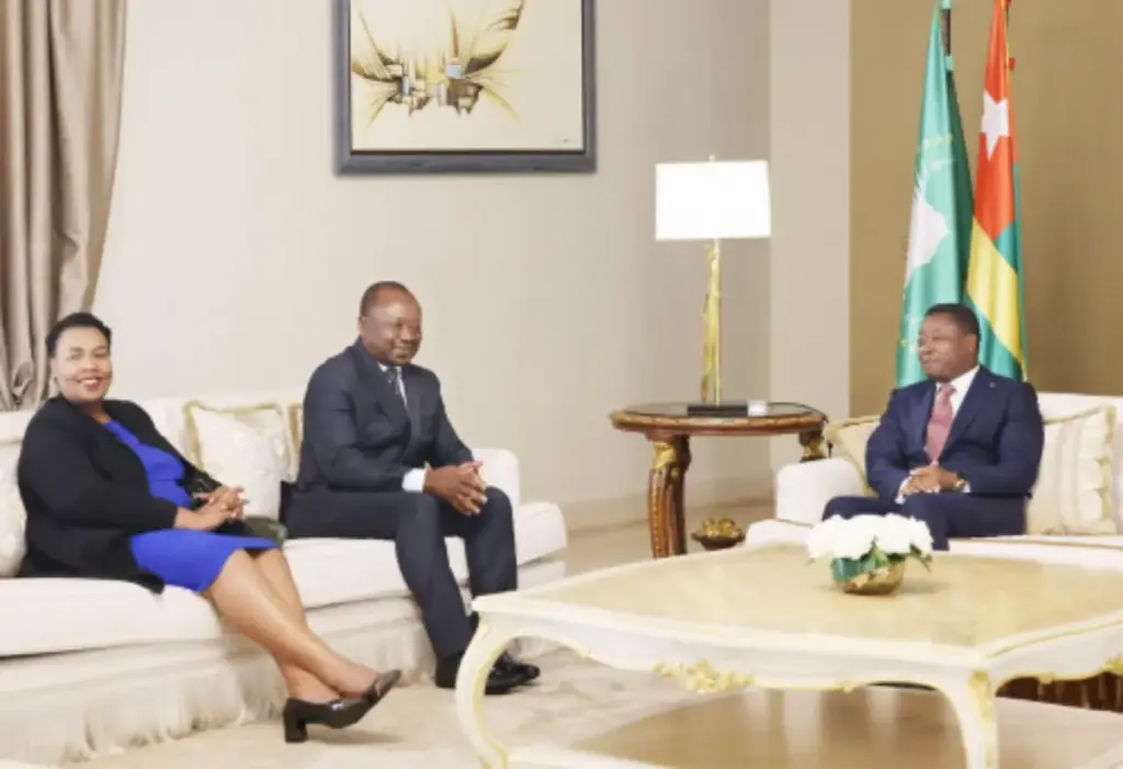 Une mission de l'UA reçue par Faure Gnassingbe @ Gouv Togo