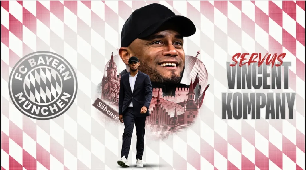 Vincent Kompany, nouvel entraineur du Bayern Munich