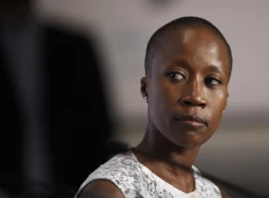 Rokia Traoré Ã  Cannes. LOIC VENANCE / AFP
