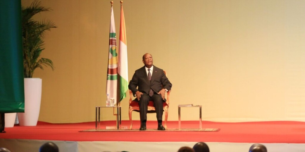 Alassane Ouattara, président de la République de Côte d'Ivoire