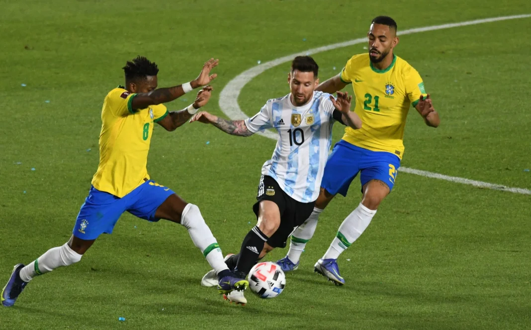 Des joueurs argentins et brésiliens