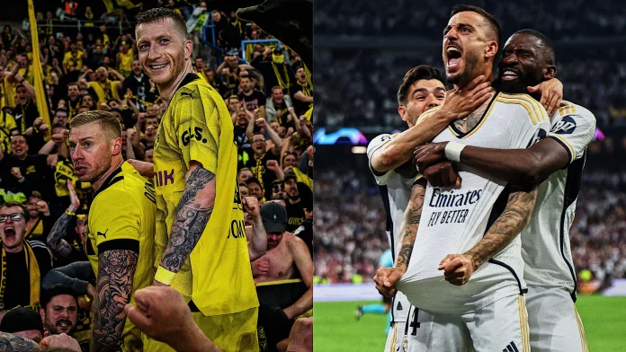 Des joueurs de Dortmund et du Real Madrid