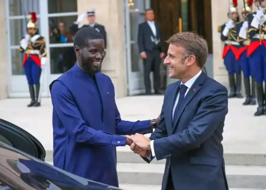 Le Français Emmanuel Macron a reçu son homologue Bassirou Diomaye Faye