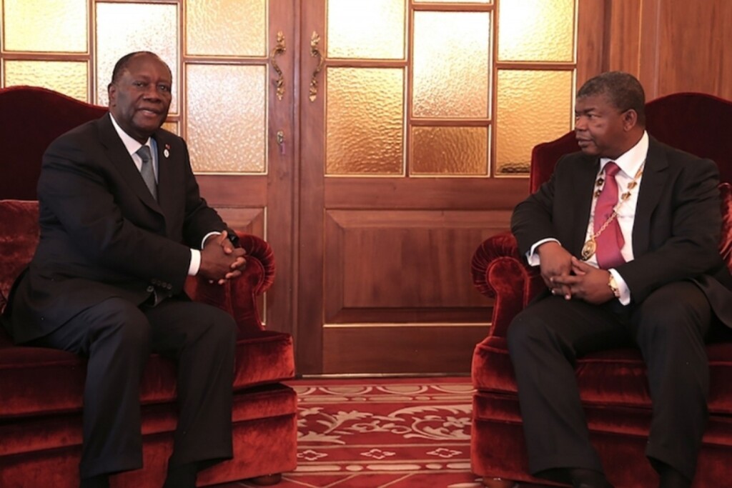 Joà£o Lourenço et Alassane Ouattara