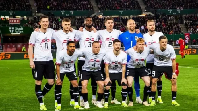 Des joueurs de la sélection autrichienne