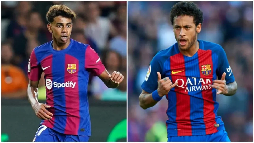 Lamine Yamal et Neymar