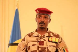 Mahamt Deby Le chef de la junte militaire qui a pris le pouvoir au Tchad au lendemain de la mort du président Idriss Déby Itno