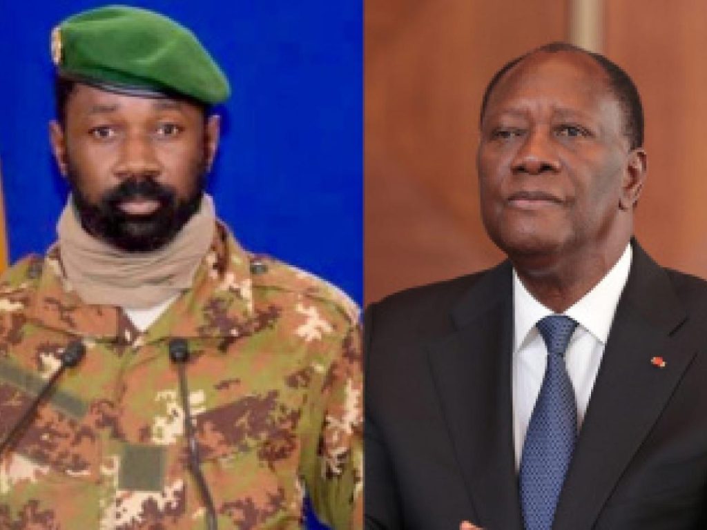 Assimi Goà¯ta et Alassane Ouattara