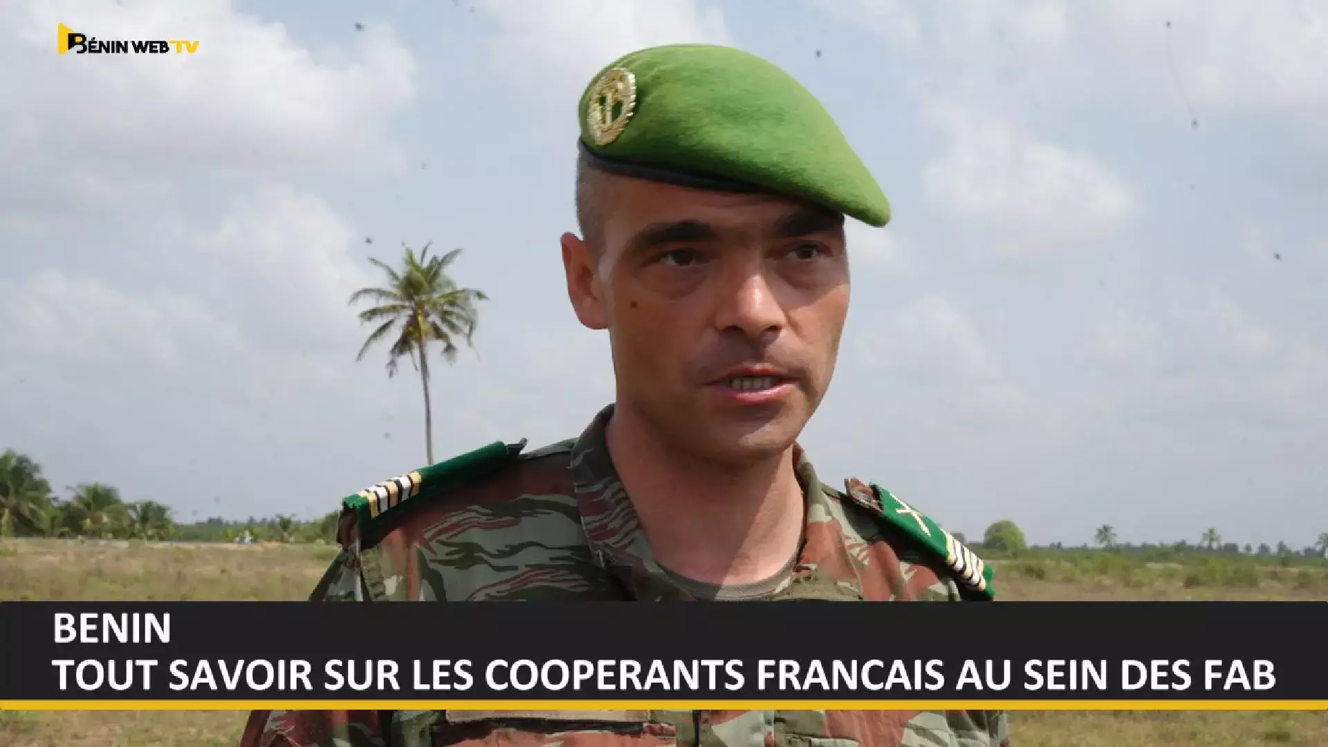 lieutenant-colonel B. Aubier, coopérant français au sein des forces armées béninoises