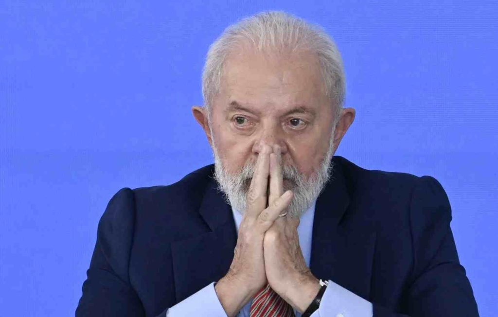 Le preÌsident breÌsilien Luiz Inacio Lula da Silva