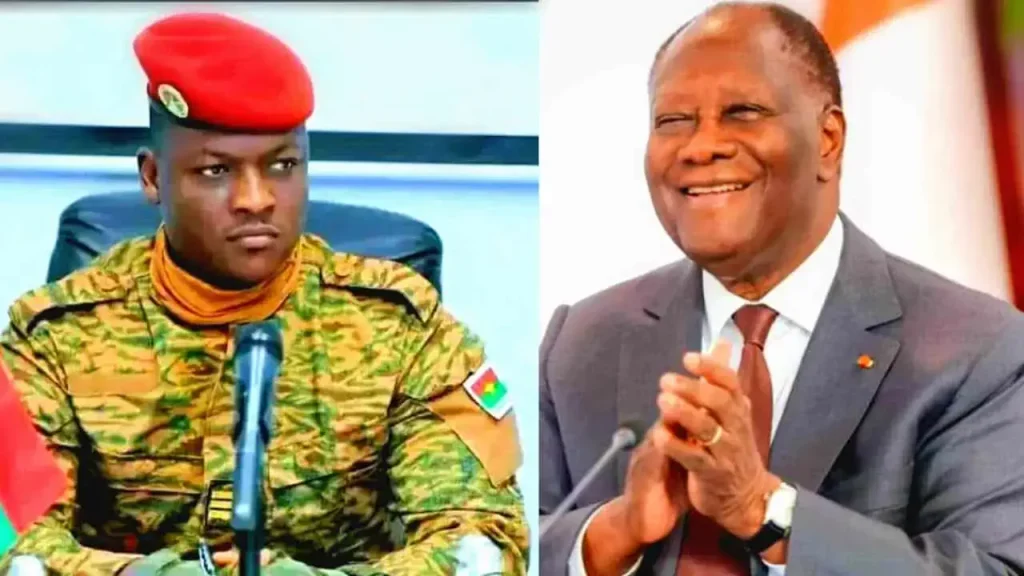 Alassane Ouattara et Ibrahim Traoré