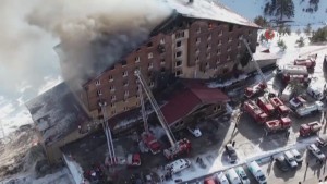 Incendie d'un hôtel en Turquie