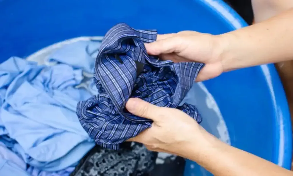 Lavage d'un vêtement