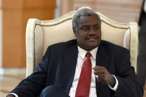 Moussa Faki Mahamat, président de la Commission de l'UA @AFP