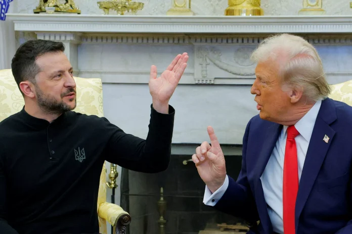 Donald Trump et Volodymyr Zelensky