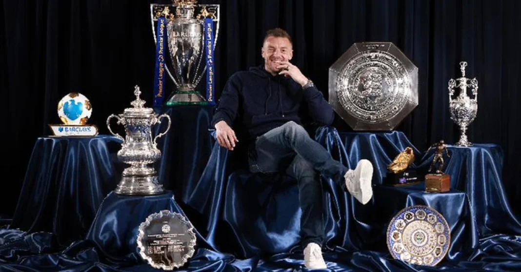 Jamie Vardy, attaquant de Leicester