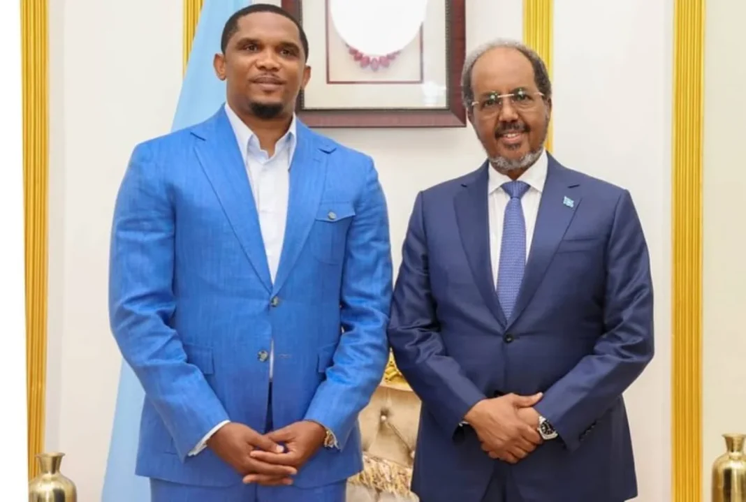 Samuel Eto'o en Somalie