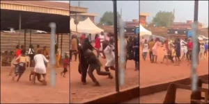 Bagarre à un mariage @. capture
