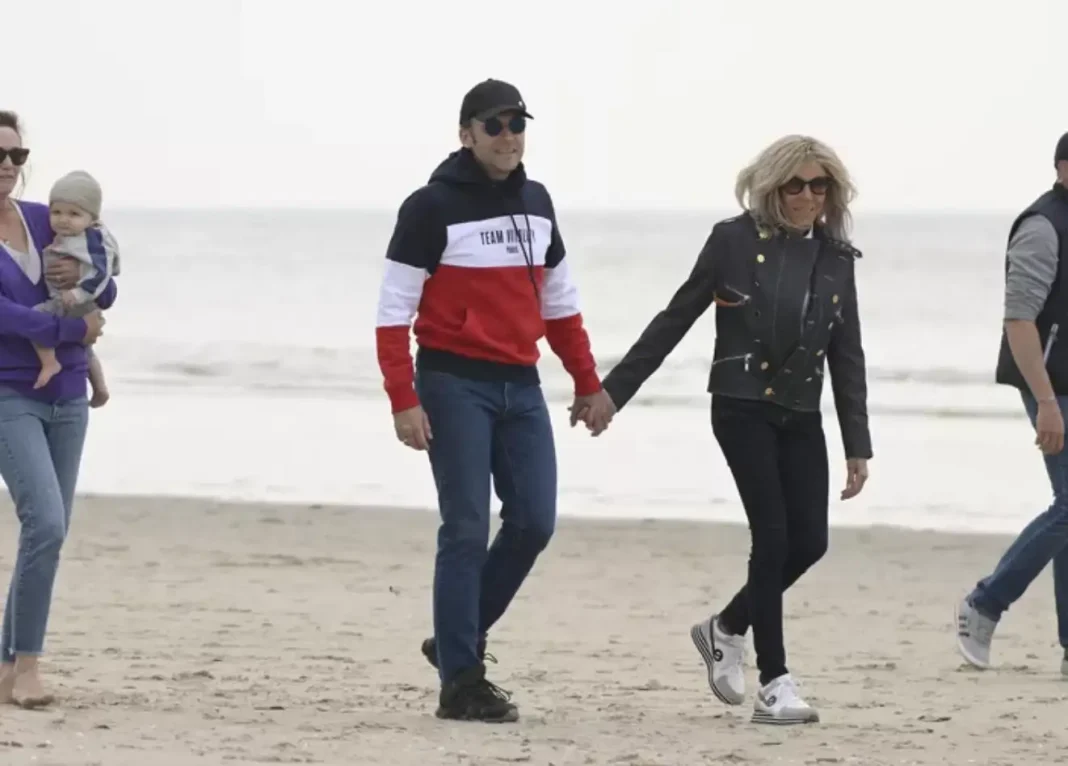 Edi Rama accueille Brigitte et Emmanuel Macron en basket (1)